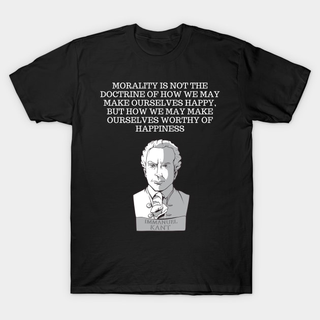 Immanuel Kant quote T-Shirt by Cleopsys